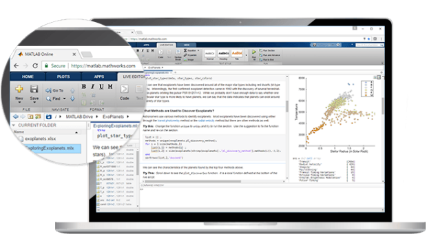 MATLAB online: how to access MATLAB from web browser anywhere