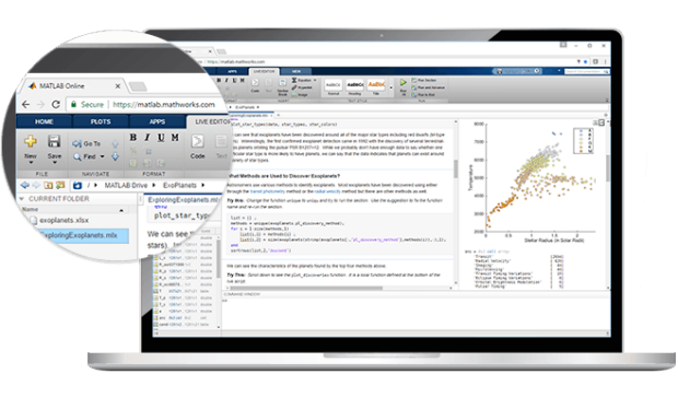 MATLAB online: how to access MATLAB from web browser anywhere