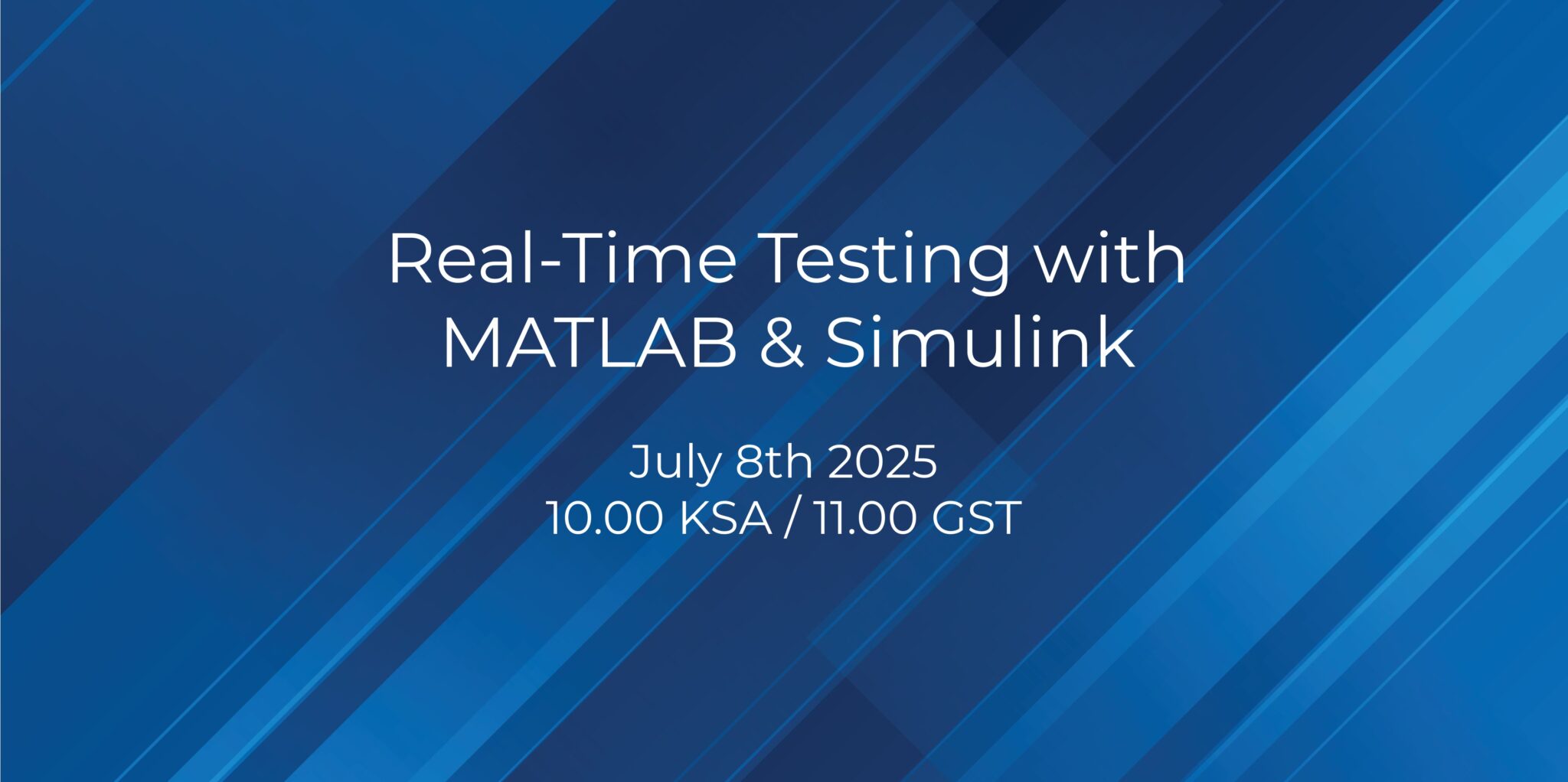 Real-Time Testing with MATLAB & Simulink